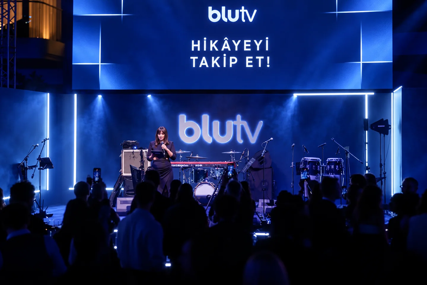 BluTV Yeni Yayın Dönemi Lansmanı — proje fotoğrafından yapay zekâ ile geliştirilmiş görsel